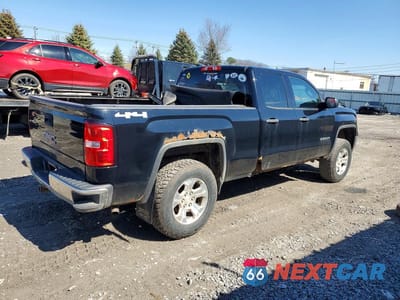 Trzecie zdjęcie samochodu z tyłu: 2015 GMC SIERRA K1500 VIN:1GTV2TEC1FZ158825 - miniatura