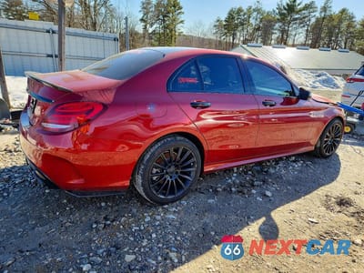 Trzecie zdjęcie samochodu z tyłu: 2016 MERCEDES-BENZ C 300 4MATIC VIN:55SWF4KB5GU155300 - miniatura