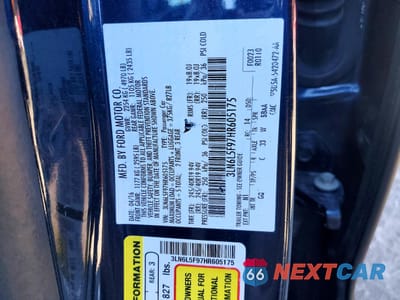 Zdjęcie 12 z 13 samochodu: 2017 LINCOLN MKZ RESERVE VIN:3LN6L5F97HR605175 - miniatura