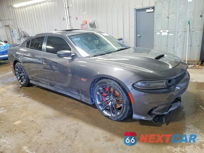 Czwarte zdjęcie samochodu z boku: 2021 DODGE CHARGER SCAT PACK VIN:2C3CDXGJ2MH630522 - miniatura
