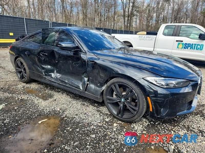 Czwarte zdjęcie samochodu z boku: 2021 BMW 430I VIN:WBA53AP01MCG24998 - miniatura