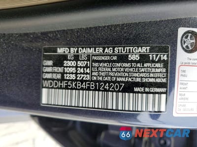 Zdjęcie 12 z 12 samochodu: 2015 MERCEDES-BENZ E 350 VIN:WDDHF5KB4FB124207 - miniatura