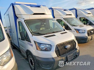 Czwarte zdjęcie samochodu z boku: 2023 FORD TRANSIT DELIVERY TRUCK VIN:1FDBW5ZG0PKA24183 - miniatura