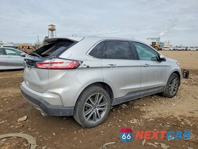 Trzecie zdjęcie samochodu z tyłu: 2019 FORD EDGE TITANIUM VIN:2FMPK4K91KBB60686 - miniatura