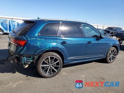 Trzecie zdjęcie samochodu z tyłu: 2021 AUDI Q7 PREMIUM PLUS VIN:WA1LXAF78MD021304 - miniatura