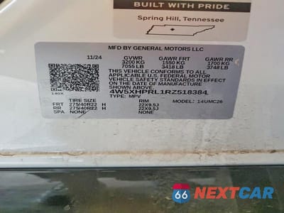 Zdjęcie 12 z 12 samochodu: 2024 ACURA ZDX TYPE-S VIN:4W5XHPRL1RZ518384 - miniatura