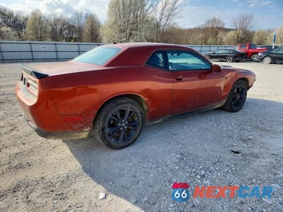 Trzecie zdjęcie samochodu z tyłu: 2021 DODGE CHALLENGER SXT VIN:2C3CDZGG7MH573976 - miniatura