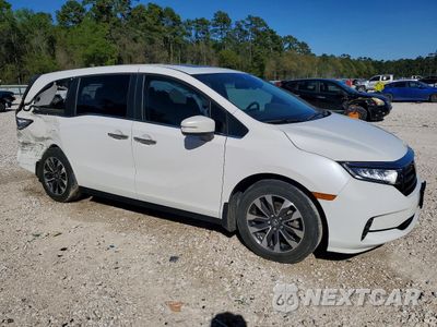 Czwarte zdjęcie samochodu z boku: 2024 HONDA ODYSSEY EXL VIN:5FNRL6H67RB043548 - miniatura