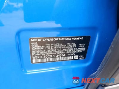 Zdjęcie 12 z 12 samochodu: 2020 BMW X1 SDRIVE28I VIN:WBXJG7C02L5P34654 - miniatura