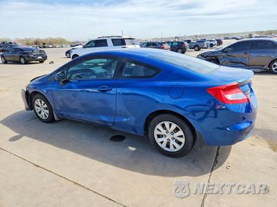 Drugie zdjęcie samochodu z przodu: 2012 HONDA CIVIC LX VIN:2HGFG3B57CH529995 - miniatura