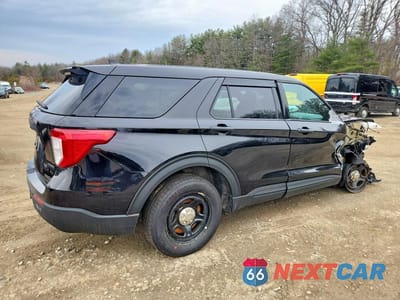 Trzecie zdjęcie samochodu z tyłu: 2022 FORD EXPLORER POLICE INTERCEPTOR VIN:1FM5K8AB9NGB52545 - miniatura