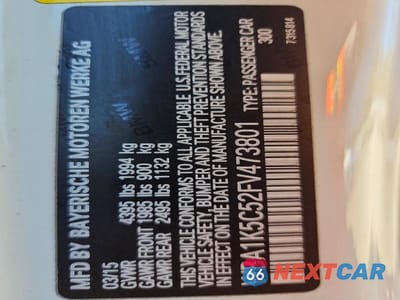 Zdjęcie 12 z 12 samochodu: 2015 BMW 228 I VIN:WBA1K5C52FV473801 - miniatura