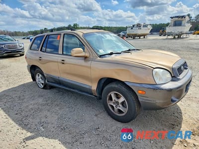 Czwarte zdjęcie samochodu z boku: 2004 HYUNDAI SANTA FE GLS VIN:KM8SC13D04U766891 - miniatura