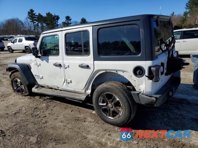 Drugie zdjęcie samochodu z przodu: 2018 JEEP WRANGLER UNLIMITED SPORT VIN:1C4HJXDGXJW150731 - miniatura