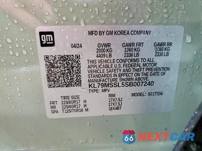 Zdjęcie 14 z 14 samochodu: 2025 CHEVROLET TRAILBLAZER ACTIV VIN:KL79MSSL5SB007240 - miniatura