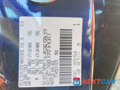 Zdjęcie 12 z 12 samochodu: 2024 TOYOTA TUNDRA LIMITED VIN:5TFWA5DB1RX182781 - miniatura