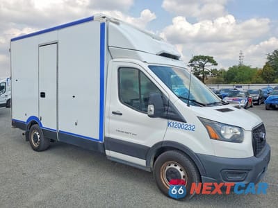 Czwarte zdjęcie samochodu z boku: 2020 FORD TRANSIT DELIVERY VAN VIN:1FDBW5Z8XLKB52482 - miniatura