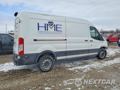Trzecie zdjęcie samochodu z tyłu: 2019 FORD TRANSIT 250 DELIVERY VAN VIN:1FTYR2CM9KKB15724 - miniatura