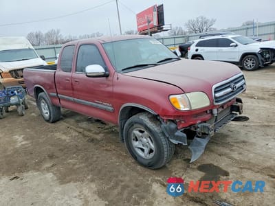 Czwarte zdjęcie samochodu z boku: 2002 TOYOTA TUNDRA SR5 V8 VIN:5TBRT34172S331931 - miniatura