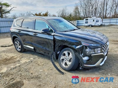 Czwarte zdjęcie samochodu z boku: 2021 HYUNDAI SANTA FE SEL VIN:5NMS6DAJ1MH353388 - miniatura