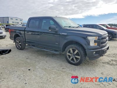 Czwarte zdjęcie samochodu z boku: 2015 FORD F150 SUPERCREW VIN:1FTEW1EG9FFC25720 - miniatura