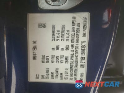 Zdjęcie 13 z 13 samochodu: 2022 TESLA MODEL 3 VIN:5YJ3E1EB0NF334777 - miniatura