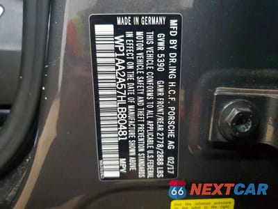 Zdjęcie 13 z 13 samochodu: 2017 PORSCHE MACAN VIN:WP1AA2A57HLB80481 - miniatura