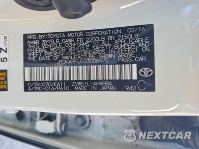 Zdjęcie 13 z 13 samochodu: 2016 TOYOTA PRIUS THREE TOURING VIN:JTDKARFU1G3008475 - miniatura