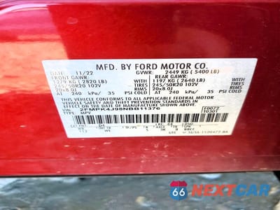 Zdjęcie 13 z 13 samochodu: 2022 FORD EDGE SEL VIN:2FMPK4J98NBB11376 - miniatura