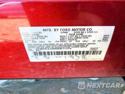 Zdjęcie 13 z 13 samochodu: 2022 FORD EDGE SEL VIN:2FMPK4J98NBB11376 - miniatura