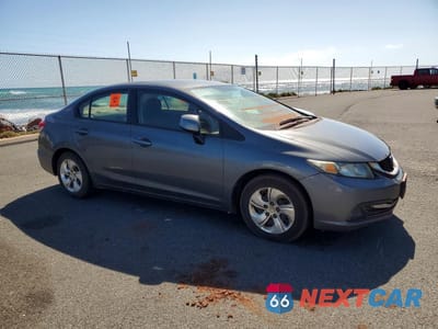Czwarte zdjęcie samochodu z boku: 2013 HONDA CIVIC LX VIN:2HGFB2F51DH520567 - miniatura
