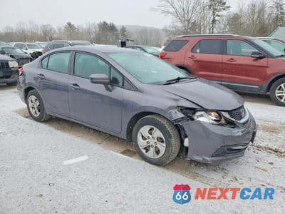 Czwarte zdjęcie samochodu z boku: 2014 HONDA CIVIC LX VIN:19XFB2F52EE254178 - miniatura