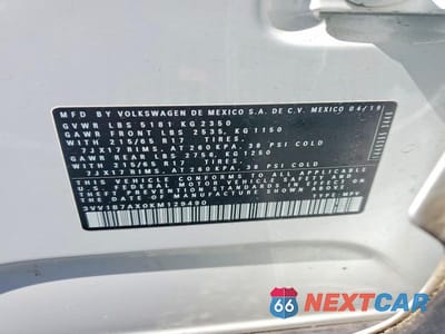 Zdjęcie 14 z 14 samochodu: 2019 VOLKSWAGEN TIGUAN S VIN:3VV1B7AX0KM129490 - miniatura