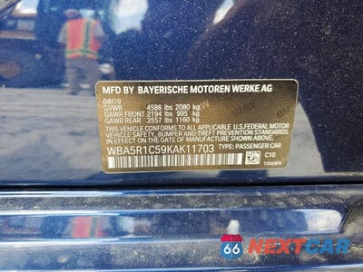 Zdjęcie 12 z 12 samochodu: 2019 BMW 330I VIN:WBA5R1C59KAK11703 - miniatura