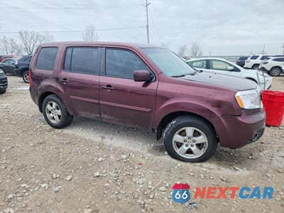 Czwarte zdjęcie samochodu z boku: 2013 HONDA PILOT EXL VIN:5FNYF4H54DB072819 - miniatura