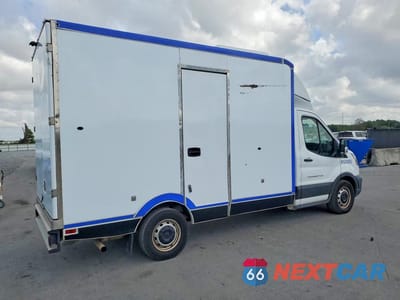 Trzecie zdjęcie samochodu z tyłu: 2020 FORD TRANSIT DELIVERY TRUCK VIN:1FDBW5Z81LKB80333 - miniatura