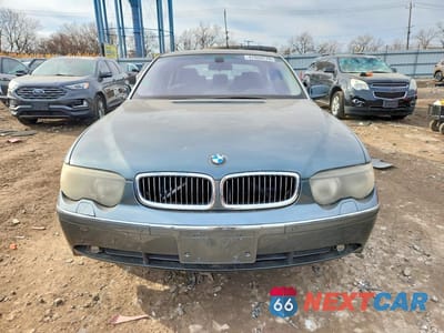 Piąte zdjęcie samochodu w środku: 2002 BMW 745 LI VIN:WBAGN63412DR02960 - miniatura