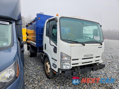 Czwarte zdjęcie samochodu z boku: 2015 ISUZU NPR HD DUMP TRUCK VIN:54DC4W1B1FS805261 - miniatura