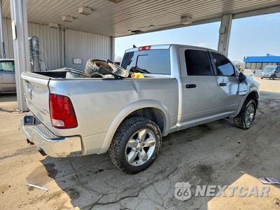 Trzecie zdjęcie samochodu z tyłu: 2018 RAM 1500 SLT VIN:1C6RR7LT7JS280749 - miniatura