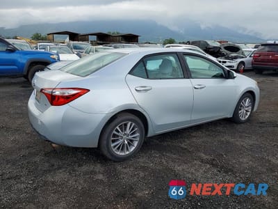 Trzecie zdjęcie samochodu z tyłu: 2014 TOYOTA COROLLA VIN:5YFBURHE6EP037357 - miniatura