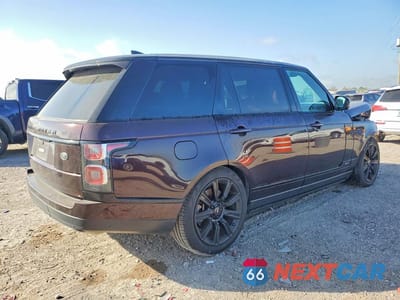Trzecie zdjęcie samochodu z tyłu: 2020 LAND ROVER RANGE ROVER P525 HSE VIN:SALGS5SE7LA599680 - miniatura