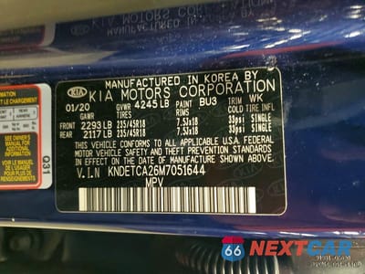 Zdjęcie 13 z 13 samochodu: 2021 KIA SELTOS SX TURBO VIN:KNDETCA26M7051644 - miniatura