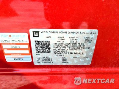 Zdjęcie 14 z 14 samochodu: 2019 CHEVROLET BLAZER VIN:3GNKBBRA1KS644121 - miniatura