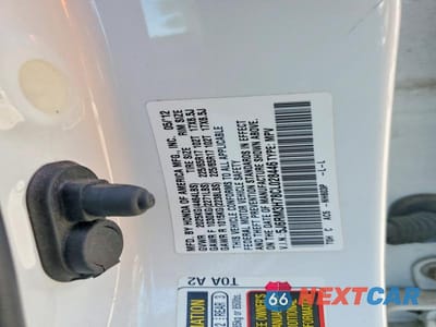 Zdjęcie 12 z 12 samochodu: 2012 HONDA CR-V EXL VIN:5J6RM3H78CL028446 - miniatura
