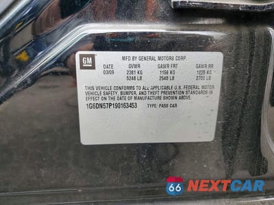 Zdjęcie 12 z 12 samochodu: 2009 CADILLAC CTS-V VIN:1G6DN57P190163453 - miniatura