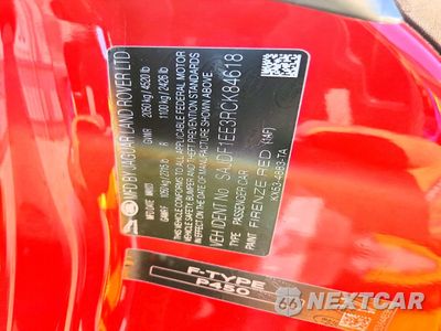 Zdjęcie 12 z 12 samochodu: 2024 JAGUAR F-TYPE R DYNAMIC VIN:SAJDF1EE3RCK84618 - miniatura