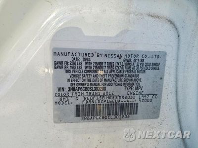 Zdjęcie 13 z 13 samochodu: 2025 NISSAN KICKS SV VIN:3N8AP6CB0SL303208 - miniatura