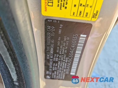Zdjęcie 12 z 12 samochodu: 2010 BMW 528 I VIN:WBANU5C53AC460135 - miniatura
