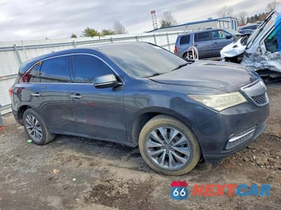 Czwarte zdjęcie samochodu z boku: 2016 ACURA MDX TECHNOLOGY VIN:5FRYD3H43GB004473 - miniatura