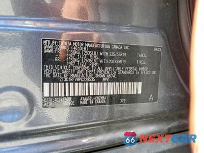 Zdjęcie 13 z 13 samochodu: 2023 TOYOTA RAV4 XLE PREMIUM VIN:2T3C1RFV8PC229535 - miniatura